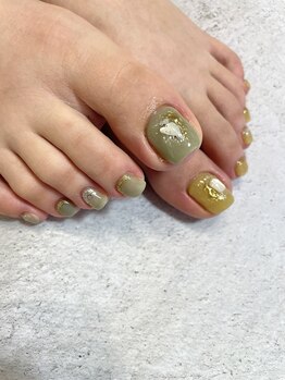 アンドエミニー エン ラボーテ(& EMINY 艶 la beaute)/フットネイル