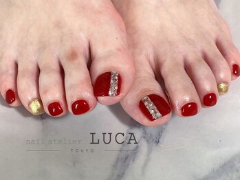 ネイルアトリエルカ(nail atelier LUCA)/M-830 大人上品ボルドーネイル