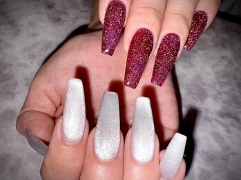 ヌル ネイル 堀江(NURU NAIL HORIE)/アシメマグネットフラッシュ！