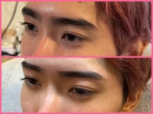 スリーピース(3Peace)/ストレート眉 Before/After