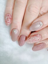 ネイルサロン ラメール(LaMer)/ツイード×ニット