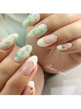 リノ ネイル(Rino nail)/ニュアンスフラワー