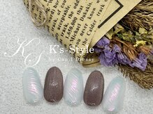 ケーズスタイル バイ キャンアイドレッシー(K's-Style by Can I Dressy)/ミラーネイル（定額C）