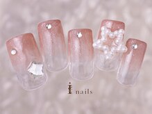 アイネイルズ 町田店(I nails)/グラデーション星ネイル9480円