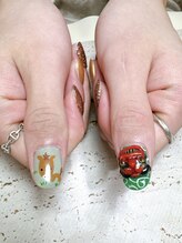 ビューティフルムーン ネイル 本厚木(Beautiful Moon Nail)/3Dネイル獅子舞