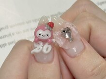 ジェミーネイル シンジュク(Jemiy nail shinjuku)/【Aoi】推し立体パーツ¥10000