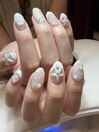 海モチーフ手描き×ニュアンス