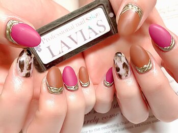 プロフェッショナル ネイルサロン ラヴィアス(LAVIAS)/【ジェル】10本アートし放題