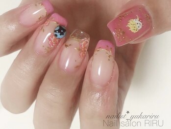 リル(RIRU)/キャラクターネイル/痛ネイル