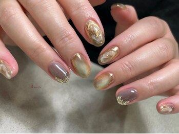 アイネイルズ 渋谷店(I nails)/【Skumika.t】もやニュアンス