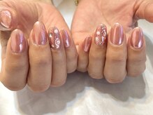 トパーズ 恵比寿(TOPAZ)/恵比寿ネイル/ピンクミラー