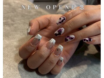 メラク 大阪難波(merak)/ツイードネイルブライダルネイル