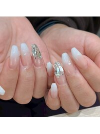 グラデーション×ラメグラ