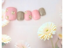 ネイルサロン&スクール ジーナ(GINA)/ピンク×フラッシュラメ