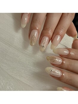 リエル(Riel)の写真/指先から自信をつけて輝く毎日を☆華やかさと優しさを感じさせるデザインでモテ可愛いネイルを実現します♪