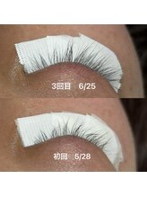 ネイルズビー 別邸(Nail's be)/まつ毛ケア　経過観察