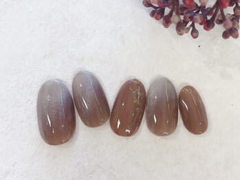 ナル バイ ネイルブレイク(Nalu by Nail Break)/冬茶色