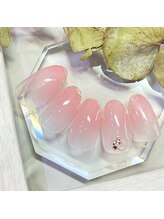 サロンR/先端ラメラインネイル