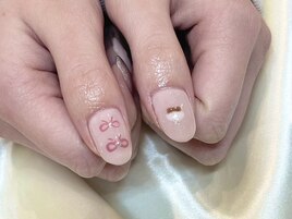 持ち込みデザイン/リボンネイル