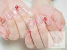 バレンタインネイル ハート