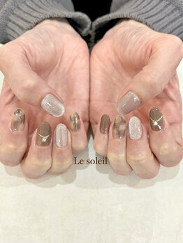 ル ソレイユ(Le soleil)/大人ブラウンネイル byあやか