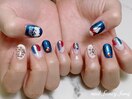 モチーフネイル＋追加アート