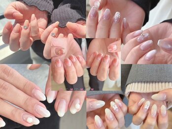 ミライ トータルビューティーサロン(mirai)の写真/卒業・入学シーズンに★上品シンプルネイルで大切な日を美しく♪