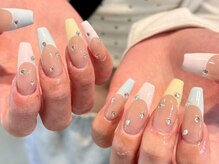 シェリーラメール 渋谷(cherielamer)/カラフルフレンチネイル