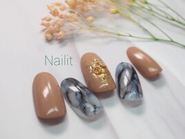 大理石風ネイル¥10000【¥11000】