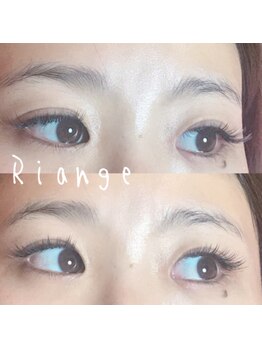 リアンジュ(Riange)/グレイシュブラウン★ターコイズ