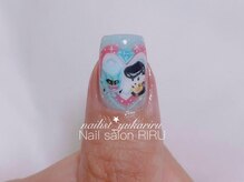 リル(RIRU)/キャラクターネイル/痛ネイル