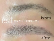 カフェアンドビューティー エスト(cafe&beauty est)/ハリウッドブロウリフト