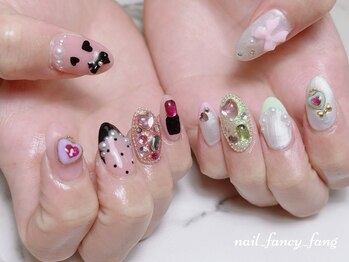 ネイル ファンシーファング(nail_fancy_fang)/モチーフネイル