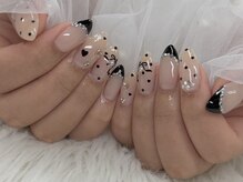 テネル 横浜(tener)/>>黒ガーリーネイル◎