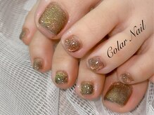 コラールネイル 本町(Colar Nail)/甘辛ブラウンフット！