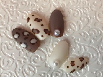 アイリッシュネイル 久屋大通店(Irish Nail)/ヒョウ柄×アート