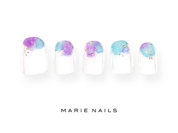 マリーネイルズ 近鉄あべのハルカス店(MARIE NAILS)/新規様 6000円 クリア 0811b