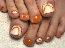 オーラリー ネイル アート メゾン(ORRERY nail art maison)/フット / ニュアンスライン