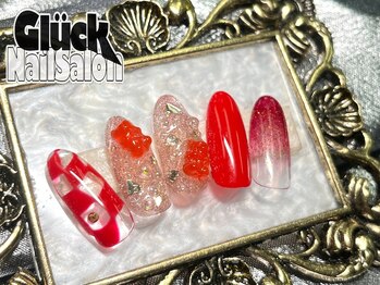 グリュックネイル/12月 定額デザインネイルCセット