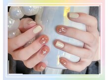 センシー ネイル スタジオ(Sensy Nail Studio)/2色ワンカラーネイル
