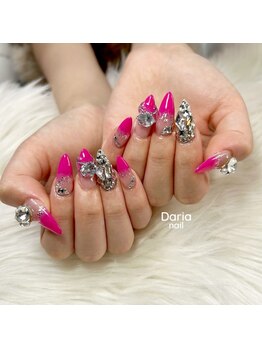 ダリア(Daria)/夏に向けて華やかスカルプネイル