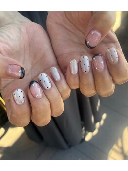 白べぇーっ 本店 湊町店/☆マグネットドットネイル☆