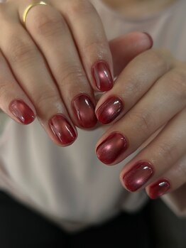 プライベートサロン フロスネイル(FLOS*NAIL)/大人気＊秋ネイルのボルドーマグ