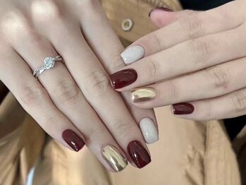 モアグラム 大宮東口店(More Glam)/秋ネイル持ち込み