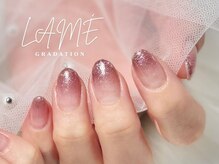 ネイルサロン クランベリー(Cranberry)/大人のラメグラデーション