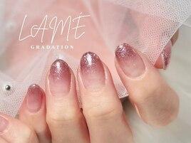 大人のラメグラデーション