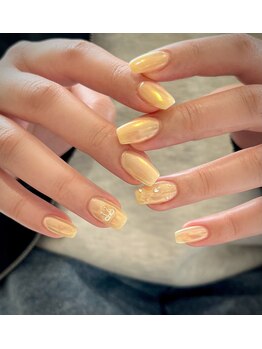 リュドール春日井(Rue D’or)/イエローバターネイル♪