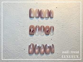 ネイルアンドアイラッシュ ルクソー ホテル日航福岡店(Nail&Eyelash LUXUEUX.)/【定額デザイン¥7700】