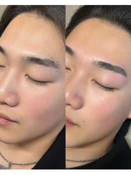 ルポ(repos.)の写真/自分磨きを楽しむ場所。男性のお客様も多数ご来店しており、アイブロウで印象を整える至福の時♪