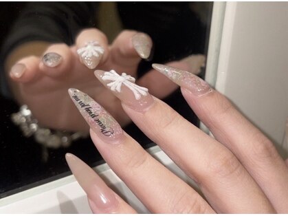 nail salon LOEN四条烏丸 フィルイン/ワンカラー/ワンホンネイル/長さだし/持ち込みの写真